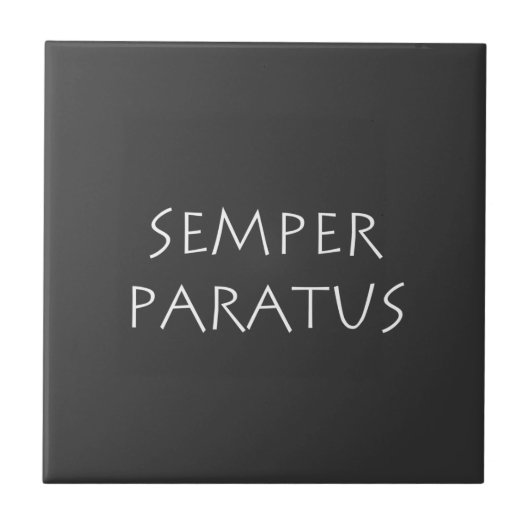 Semper paratus fliese (Vorderseite)