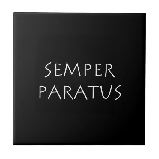 Semper paratus fliese (Vorderseite)