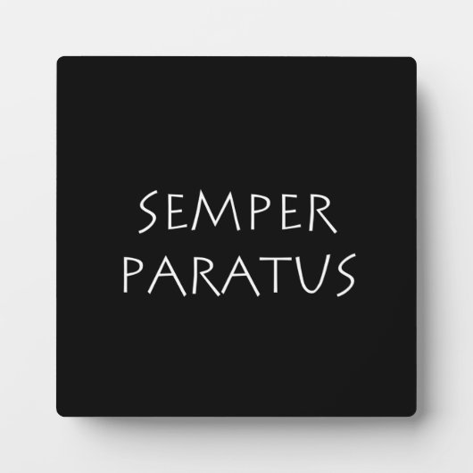Semper paratus fotoplatte (Vorderseite)
