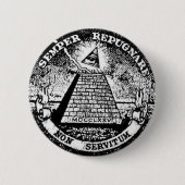 semper repugnare nicht servitum Knopf Button (Vorderseite)