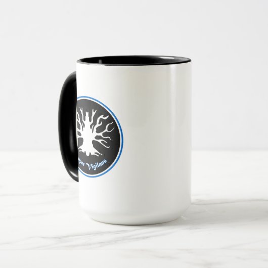 Semper Vigilans Tasse 1 (Vorderseite Links)