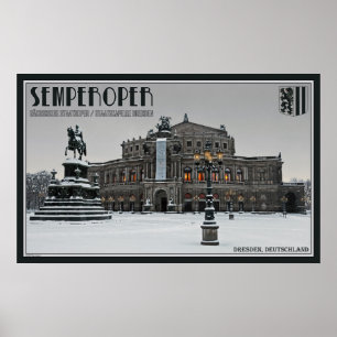 Semperoper - Dresden-Opernhaus Poster