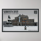 Semperoper - Dresdner Oper Poster (Vorne)