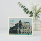 Semperoper Opera & Konzerthalle, Dresden Postkarte (Stehend Vorderseite)