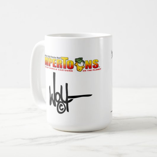 SemperToons Tasse - Augapfel-Bewegung (Vorderseite Links)