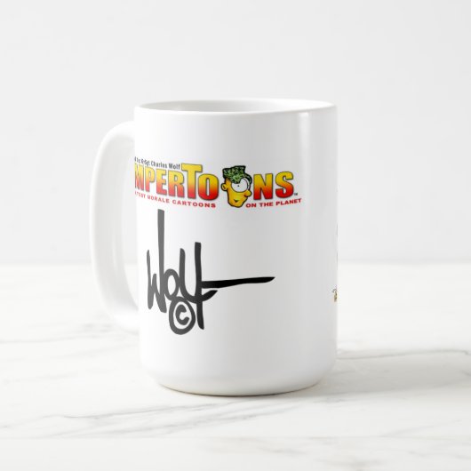 SemperToons Tasse - Comm unten (Vorderseite Links)