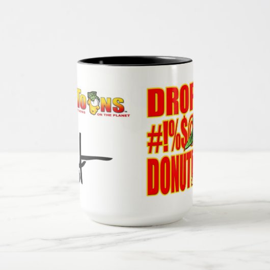 SemperToons Tasse - lassen Sie den Krapfen fallen (Zentrum)