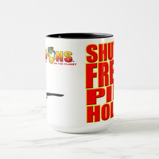 SemperToons Tasse - schließen Sie Ihr Freak'n (Zentrum)