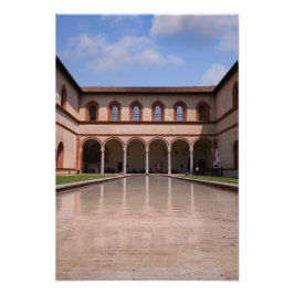 Sempione Park Reflective Pond Fotodruck