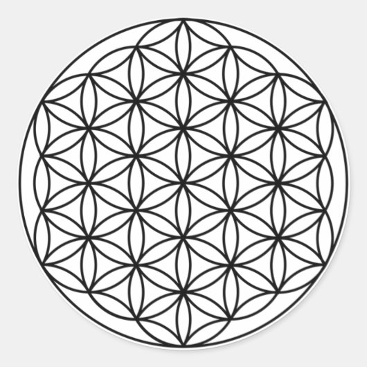 Sempiternale Blume von Aufklebern zum Leben Runder Aufkleber (Vorderseite)