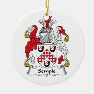 Semple Familienwappen Keramikornament