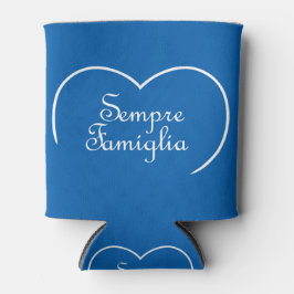 Sempre Famiglia Italienisches "Always Family" Herz Dosenkühler