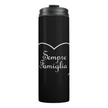 Sempre Famiglia Italienisches "Always Family" Herz