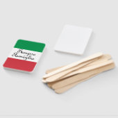 Sempre Famiglia und die italienischen Flaggenfarbe Fächer (Non-assembled)