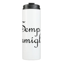 Sempre Famiglia und die italienischen Flaggenfarbe Thermosbecher