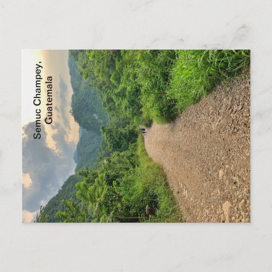 Semuc Champey, Guatemala Postkarte (Vorderseite)