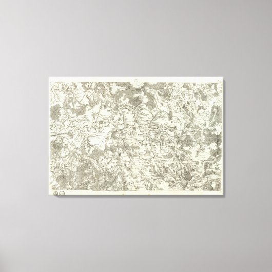 Semur, Montbard Leinwanddruck (Vorderseite)