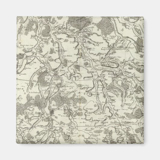 Semur, Montbard Magnet (Vorne)