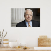 Sen. John McCain Poster (Küche)