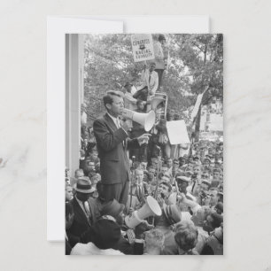 Sen. Robert Kennedy Campaigning für US-Präsident