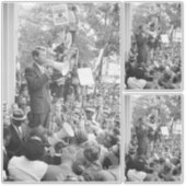 Sen. Robert Kennedy Campaigning für US-Präsident Aufkleber (Vorderseite)