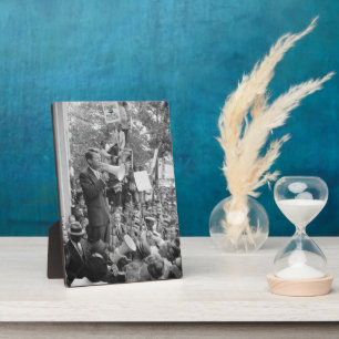 Sen. Robert Kennedy Campaigning für US-Präsident Fotoplatte