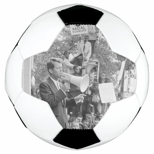 Sen. Robert Kennedy Campaigning für US-Präsident Fußball (Vorderseite)
