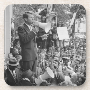 Sen. Robert Kennedy Campaigning für US-Präsident Getränkeuntersetzer