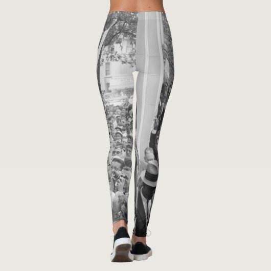 Sen. Robert Kennedy Campaigning für US-Präsident Leggings (Rückseite)