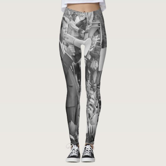 Sen. Robert Kennedy Campaigning für US-Präsident Leggings (Vorderseite)