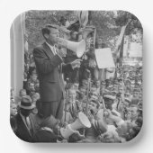 Sen. Robert Kennedy Campaigning für US-Präsident Pappteller (Vorderseite)