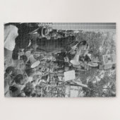 Sen. Robert Kennedy Campaigning für US-Präsident Puzzle (Horizontal)