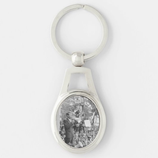 Sen. Robert Kennedy Campaigning für US-Präsident Schlüsselanhänger (Vorderseite)