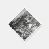 Sen. Robert Kennedy Campaigning für US-Präsident Serviette (Ecke)