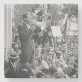 Sen. Robert Kennedy Campaigning für US-Präsident Steinuntersetzer (Vorderseite)