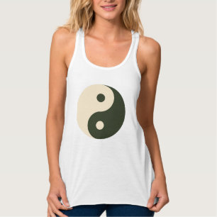 SEN RUNDE GOD BLESS SCHWARZ WEISS MODE LOGO TANK TOP