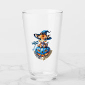 Sen-Süssen | Giraffe | Autismus halloween Glas (Vorderseite)