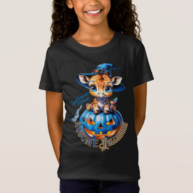 Sen-Süssen | Giraffe | Autismus halloween T-Shirt (Vorderseite)
