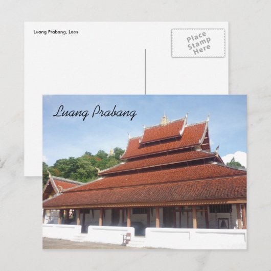 Sen Wat Postkarte (Vorne/Hinten)