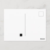 Senado Platz zu Weihnachten Postkarte (Rückseite)