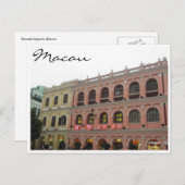 senado-Quadrat Postkarte (Vorne/Hinten)