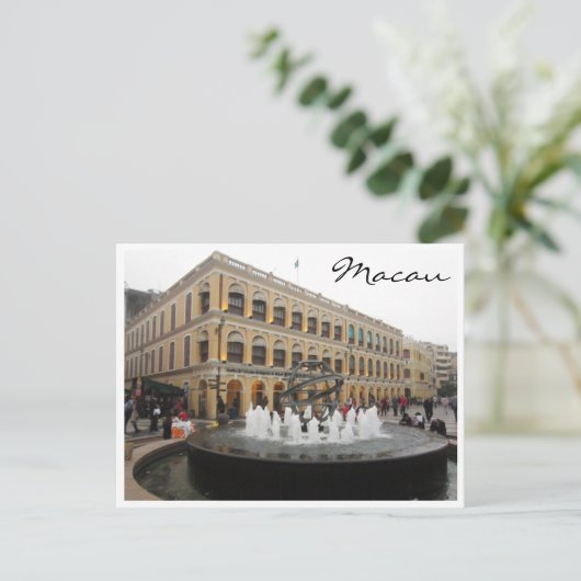 Senado-Springbrunnen Postkarte (Stehend Vorderseite)