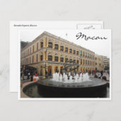 Senado-Springbrunnen Postkarte (Vorne/Hinten)