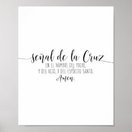 Señal De La Cruz. En El Nombre Del Padre Poster
