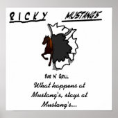 senangshirtfront, Was passiert bei Mustang's, s... Poster (Vorne)