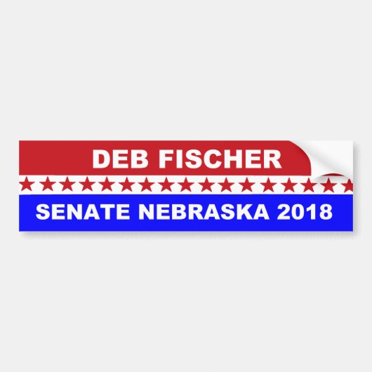 Senat 2018 DEBs Fischer Autoaufkleber (Vorne)