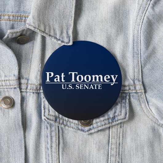 Senat Pats Toomey US Button (Beispiel)