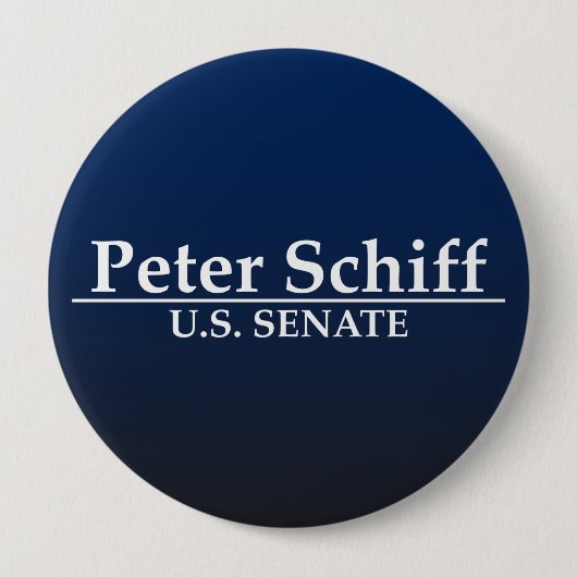 Senat Peter Schiff US Button (Vorderseite)