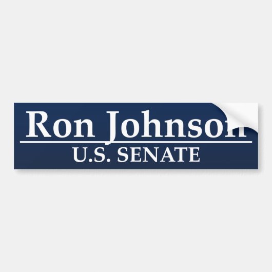 Senat Ron Johnson US Autoaufkleber (Vorne)
