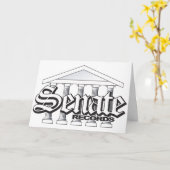 Senate Records Card Template Karte (Gelbe Blume)